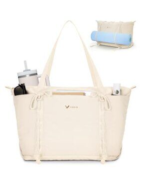 Nylon Puffer Tote Bag Women Yoga Mat Holder Pilates Gym Shoulder Bag